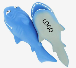 Wholesale Promotional Custom Logo Advertising Cartoon Shark Pu Stress Relievers Stress Toy Stress <b>Ball</b> - Product Image 2