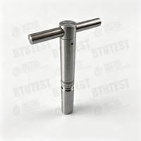 Testeur de cisaillement par volet de terrain, profondeur 3m, 0-260 kPa, résistance in situ des sols non drainés selon BS1377, 4 volets de taille interchangeable, mesure directe in situ