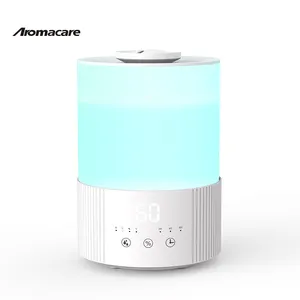 Aromacare 2.5L Umidificador de névoa fria de água 7 cores LED Luz Umidificadores de ar portáteis com controle de umidade