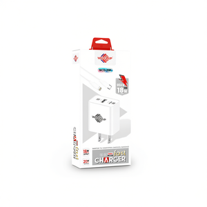 Caricabatterie rapido WEDOMUP Caricatore universale per cellulari con doppia uscita USB da 18 W - Product Image 1