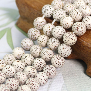 Star Moon Bodhi 108 Beads 9Mm Round White Prayer Beads Unisex <b>Bracelet</b> Jewelry For Religious Ceremonies - Product Image 3