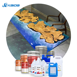 Vente en gros, <span class=keywords><strong>résine</strong></span> époxy transparente, cristal liquide, coulée, Table de rivière, bois, revêtement de sol époxy, durcissement rapide, deux parties, <span class=keywords><strong>résine</strong></span> époxy - Product Image 1