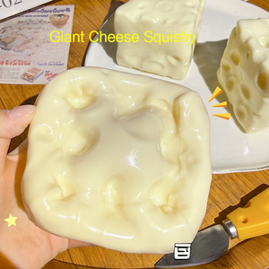 KJKJ Giocattolo Gigante Morbido a Forma di Formaggio Trasparente con Ripieno di Vaselina, Divertente, Non Si Dilata, Ideale per Feste, Unisex 14+ Anni - Product Image 3