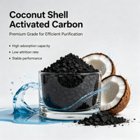 Granulés de charbon actif de coque de noix de coco pour la purification de l'air, absorption des odeurs, traitement de l'air en sachet, charbon actif