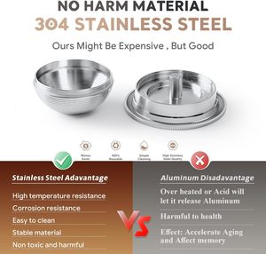 <span class=keywords><strong>Capsule</strong></span> de café réutilisable en acier inoxydable 70 ml, rechargeable, compatible avec les machines Nespresso VertuoPlus <span class=keywords><strong>VertuoLine</strong></span> - Product Image 5
