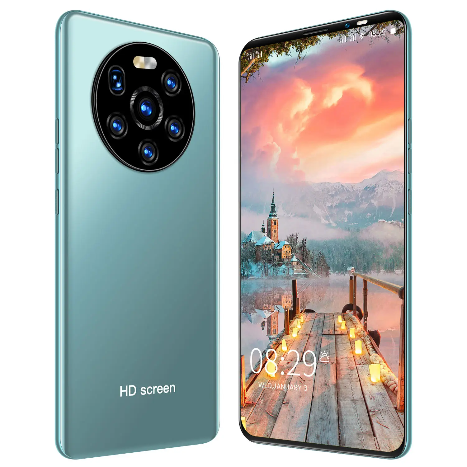 2022 Hot Sell Hua Wei Mate 48 Pro Smartphone Android 12gb+512gb 6.8 Inch Original Unlock Oled Screen Dual Sim Mobile Phones 5g