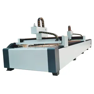 Chất lượng cao Đầu Kép sợi cắt CNC máy cắt laser tấm kim loại