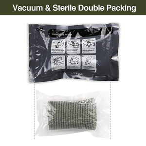 Pansement tactique de premiers secours pour traumatisme, pansement hémostatique israélien, bandage de compression d'urgence, 6 pouces - Product Image 2