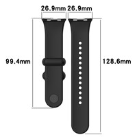 Bracelets de montre intelligente de marque ZH, version officielle, bracelet en silicone, boucle sport, bouton à pression de 27 mm, remplacement pour Mi Band8 Pro Mi Band9 Pro
