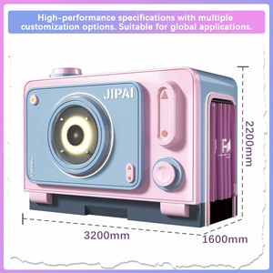 JIPAI Nueva Cabina de Fotos LED con Diseño de Cámara, Cabina de Fotos Temática para Bodas y Fiestas - Product Image 3