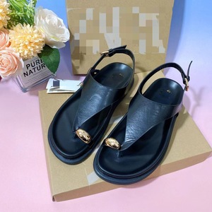 Nuovi Sandali Estivi da Donna 2026 con Dettagli Metallici Dorati, Suola Spessa e Cinturino a T, Ciabatte Casual da Passeggio, Taglie 35-41 - Product Image 5