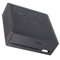 Boîtier en aluminium personnalisé pour PC ITX, ensemble de décodeur, POS, rail DIN, usiné par CNC, certifié RoHS, conception à guichet unique, structure en nid d'abeille thermique