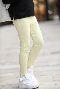 <span class=keywords><strong>Leggings</strong></span> per Bambine e Ragazze, Tinta Unita, Slim Fit, Versatili, Colori Pastello - Product Image 6