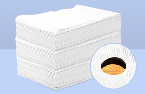 Draps de lit jetables 100 pièces 31*71 pouces draps de table de massage couvre-lit en tissu non tissé <span class=keywords><strong>SPA</strong></span>, couvre-lit de salon de tatouage à la cire de cils <span class=keywords><strong>SPA</strong></span> - Product Image 6