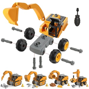 Jouet camion de construction, ensemble de grue <span class=keywords><strong>en</strong></span> métal, bricolage, tuyau d'assemblage, voiture d'ingénierie de bricolage, vente <span class=keywords><strong>en</strong></span> gros - Product Image 5