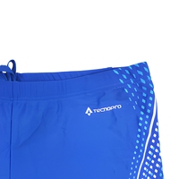 Shorts de bain professionnels pour hommes en gros, 1 imprimé sur le devant, taille élastique avec cordon de serrage, boxers de natation de compétition, service OEM, écologiques