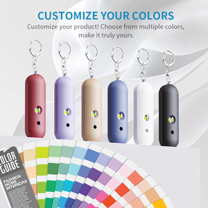 Quốc phòng phụ nữ Đèn pin tự vệ alarma cá nhân hoảng loạn an toàn móc khóa an ninh báo động Keychain - Product Image 5