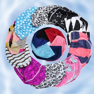 Gorros de natación unisex de nailon, cómodos, que protegen el cabello, varios diseños, colores sólidos, cubiertas para la cabeza para adultos - Product Image 1