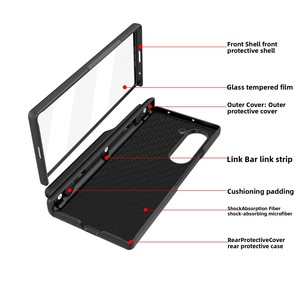 เคสโทรศัพท์แบบพับได้สำหรับซัมซุง โฟลด์6 ซีรีส์กระเป๋าเดินทาง ขายตรงจากโรงงาน จัดจำหน่ายผ่านอีคอมเมิร์ซ - Product Image 4