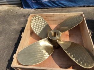 Hélice marine en bronze CU1 CU2 CU3 CU4, diamètre personnalisable de 50 à 1500 cm, 3 à 6 pales - Product Image 6