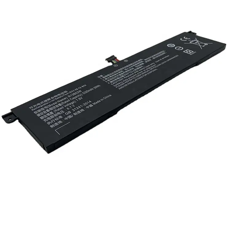 7.6V 39Wh 5230mAh Brand New Laptop Battery R13B01W R13B02W Battery For Xiaomi Mi Air 13.3" Series