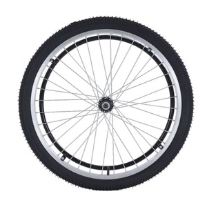 Roue pneumatique arrière de 24 pouces pour VTT avec rayons et amortisseur, modèle 24x1.95 pour le cyclisme - Product Image 4