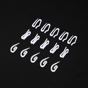 Crochets en S en plastique, crochets pointus, crochets Nano S, accessoires pour rail de <span class=keywords><strong>rideau</strong></span>, crochets de <span class=keywords><strong>rideau</strong></span> minimalistes modernes - Product Image 2