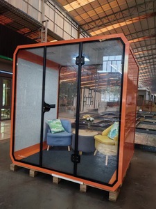 Jardín DE TRABAJO DE HOTEL DE PRIVACIDAD móvil, cabina de reunión de Oficina insonorizada prefabricada interior - Product Image 3