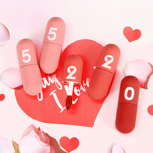 Lipstik plastik wadah bentuk kapsul Custom Logo kosong <span class=keywords><strong>Lip</strong></span> <span class=keywords><strong>Gloss</strong></span> tabung lucu anak-anak Lipgloss tabung - Product Image 1