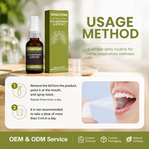สเปรย์สมุนไพร OEM/ODM บำรุงปอด ช่วยทำความสะอาดปอด ดูแลสุขภาพทางเดินหายใจ บรรเทาอาการเจ็บคอ ลมหายใจหอมสดชื่น 30 มล. - Product Image 6