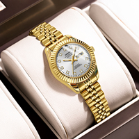 NIBOSI 2697 Montre de Couple Lumineuse avec Calendrier Étanche, Montres-Bracelets pour Hommes et Femmes