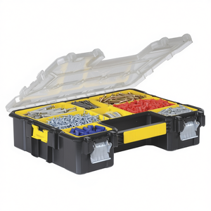 Fatmax <b>Tool</b> Organizer With Metal Hinges And Clear Lid For <b>Storage</b> And Transport - Product Image 3
