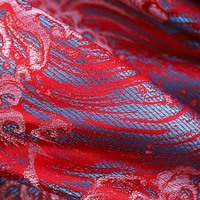 haute densité nylon ondulé brocart jacquard tissu de luxe bricolage tissu échantillon gratuit soie jacquard brocart tissu