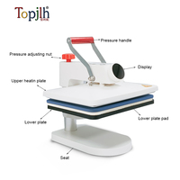 Presse à Chaud Multifonctionnelle 5-en-1 pour Sublimation, Machine Combo pour Impression DIY sur T-shirts, Casquettes, Tasses, Assiettes, Usage Domestique et Professionnel Topjlh