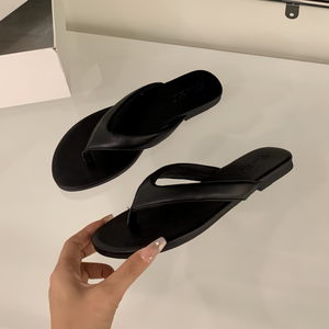 Chaussures pour femmes, tongs plates, chaussures de haute qualité pour femmes, été 2025, tongs de plage d'extérieur, nouvelle tendance, sandales rouges - Product Image 5