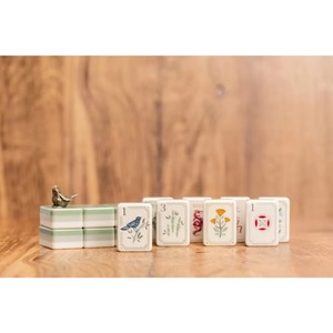 Nuevo Juego de Fichas Verdes de 3 Capas 2026 de la Fábrica Mahjong, Fichas de Mahjong Americanas Personalizadas para Entretenimiento, 1.4*1*0.6 pulgadas - Product Image 3