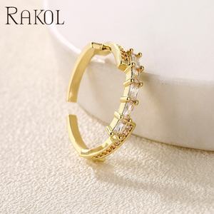 <span class=keywords><strong>Bague</strong></span> en <span class=keywords><strong>or</strong></span> <span class=keywords><strong>18</strong></span> <span class=keywords><strong>carats</strong></span> pour femme, bijoux en zircon cubique, vente en gros, RP5092, Offres Spéciales - Product Image 3