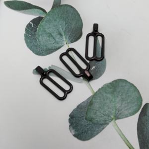 Factory Customizable Underwear Accessories <b>Nylon</b> Coated Metal Bra Buckle Rings Sliders <b>Hooks</b> Adjuster Support Bra Women's Model - Product Image 4