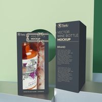Luxury Custom Recyclable Made Champagne Boxes Rigid Cardboard Paper Whisky Alcohol Wine Glass Bottle Gift Box Packaging