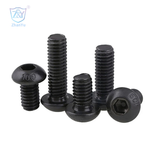 DIN ISO 7380 M2 M2.5 M3 M4 M5 M6 M8 vòng màu đen 10.9 cấp Hex ổ cắm nút đầu Allen bu lông vít - Product Image 6