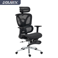 Chaise de bureau ergonomique, chaise pivotante en maille de haute qualité, coussin de siège confortable, chaise de direction de luxe pour le bureau