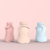 RTCO Nouvelle conception de flacon en forme de capsule pour le corps féminin, pour le collagène, la vitamine C, le calcium, emballage