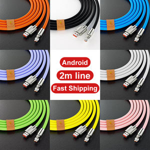 Cordon de transfert en Silicone <span class=keywords><strong>incassable</strong></span> robuste de type C à type C 6A Usb C charge rapide pour câble de données de téléphone - Product Image 4