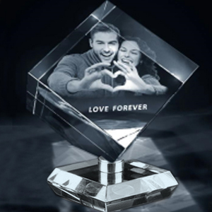 DT-R259 K9 cristallo trasparente 3D taglio <span class=keywords><strong>cubi</strong></span> d'angolo personalizzati 3D laser incisi a cristallo foto <span class=keywords><strong>cubi</strong></span> - Product Image 4