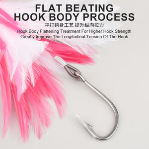 Esche da pesca alla traina GT gonne di calamaro morbide esche da pesca 16 cm46g <span class=keywords><strong>esca</strong></span> da pesca UV polpo gonna di piume acrilico artificiale <span class=keywords><strong>esca</strong></span> <span class=keywords><strong>per</strong></span> tonno - Product Image 4