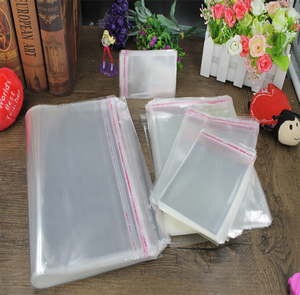 Size Customization Clear BOPP Plastic Commodity Packing Self Adhesive Transparent Packaging Poly Opp Bags