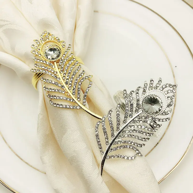 Jachon кольцо-держатель для салфеток с бриллиантами, свадебные кольца, глянцевый держатель для салфеток, украшение для винтажного Рождества