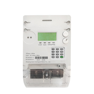 Medidor de Energía Eléctrica Prepago Inteligente Monofásico SwinMeter EVP10 con Teclado, Función AMI, Estándares IEC, RS485, M-Bus, PLC, 3G, GPRS, STS - Product Image 1
