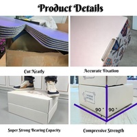 E-Commerce Reciclable E-Flute Cartón Caja de embalaje de cartón Mailer Ropa corrugada Correo Cremallera Lágrima Cajas de envío personalizadas