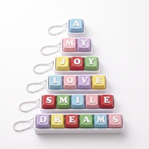 Porte-clés personnalisé imprimé en 3D avec clavier mécanique, jouet anti-stress DIY avec lettres nominatives, cadeau mignon et pastel - Product Image 6